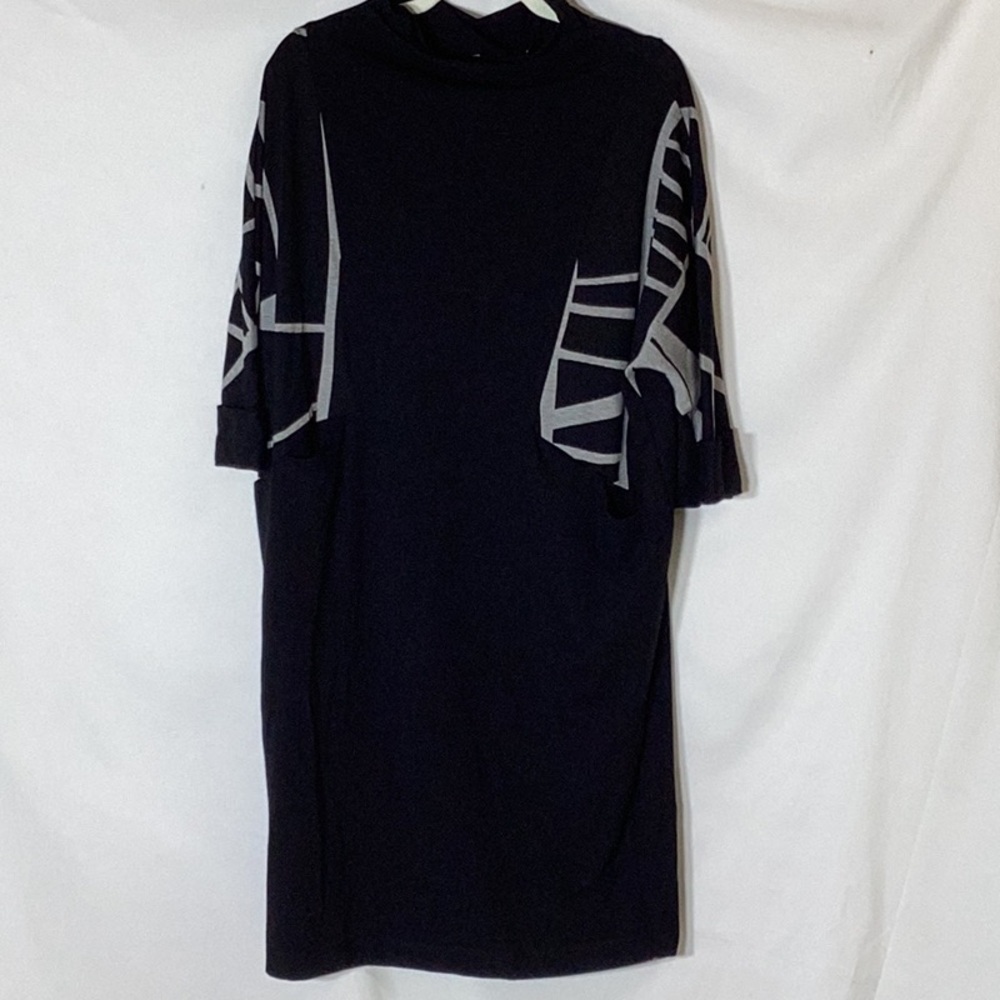 NWT OZAI N KU NOCTURNE MID DRESS, PIANO Black Size Small $254 - Picture 5 of 14